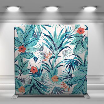 tropical blues Customized Folding Tension Fabric Backdrop